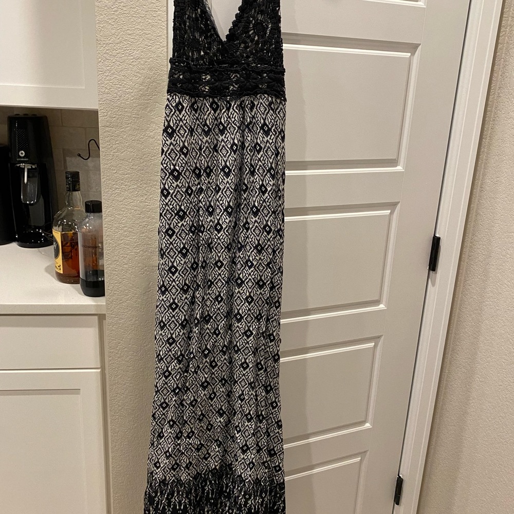 Black and White Maxi Dress